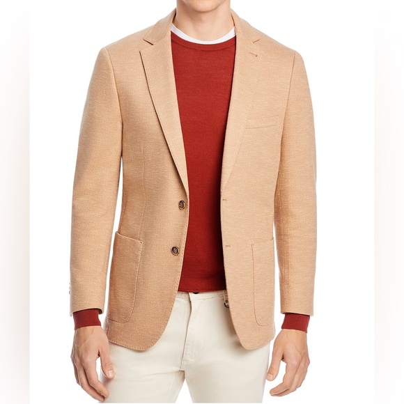 Peter Millar Shoreline Single-Button Herringbone Jacket, Size S New w/Tag - Picture 1 of 9